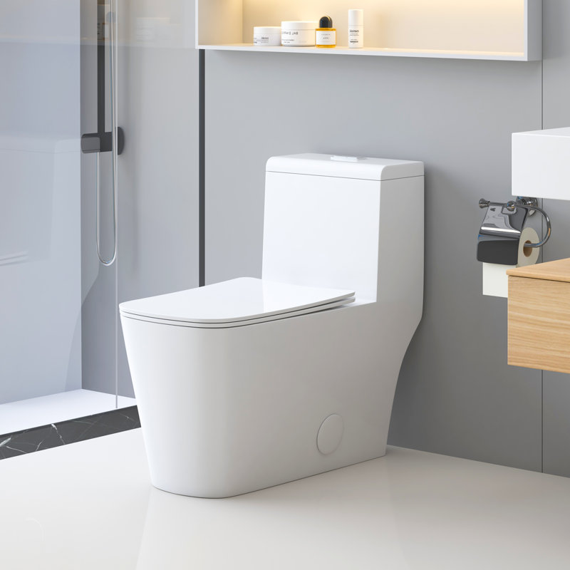 KDK HOME Torando Toilet One Piece Modern Toilet Flush Siphon Jet